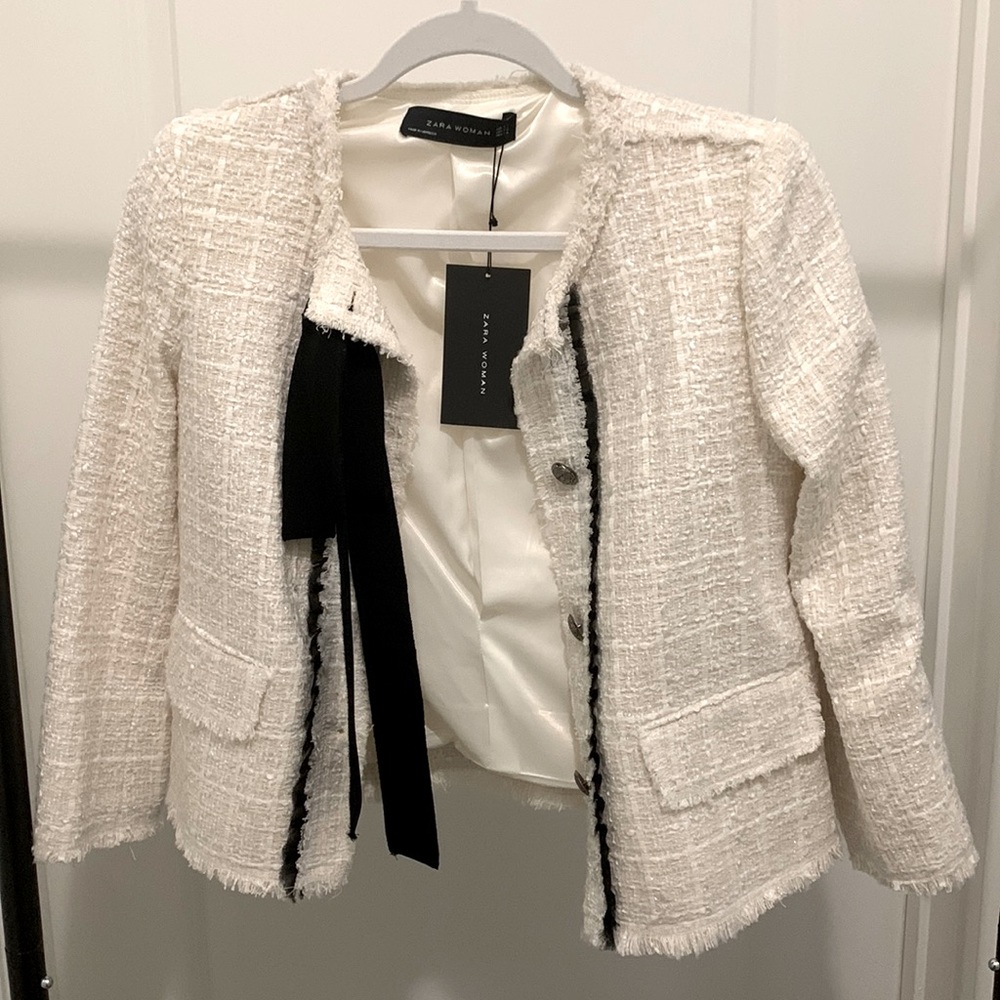 NEVER WORN - Zara Tweed Blazer